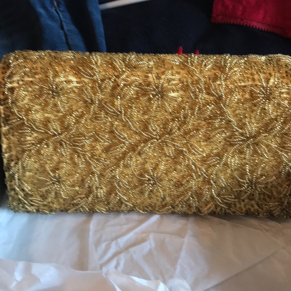 Vintage beaded clutch